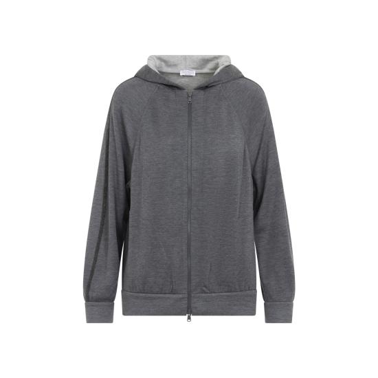 26FW 브루넬로 쿠치넬리 긴팔 티셔츠 MD828SM606 C572 GRIGIO SCURO - BRUNELLO CUCINELLI