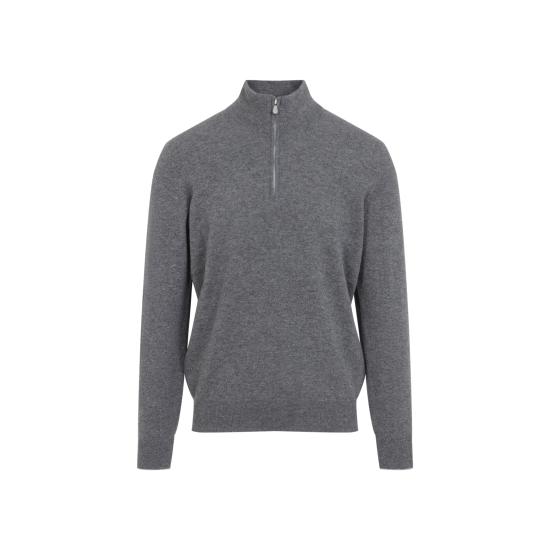 26FW 브루넬로 쿠치넬리 캐시미어 집업 니트 M2200124 CF423 GRIGIO SCURO CIOTTOLO - BRUNELLO CUCINELLI