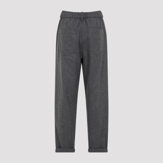 26FW 브루넬로 쿠치넬리 스트레이트 팬츠 MB162P8417 C032 GRIGIO MEDIO - BRUNELLO CUCINELLI