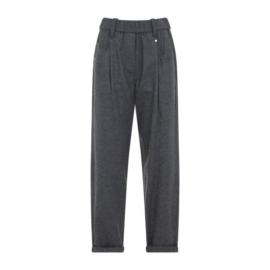 26FW 브루넬로 쿠치넬리 스트레이트 팬츠 MB162P8417 C032 GRIGIO MEDIO - BRUNELLO CUCINELLI