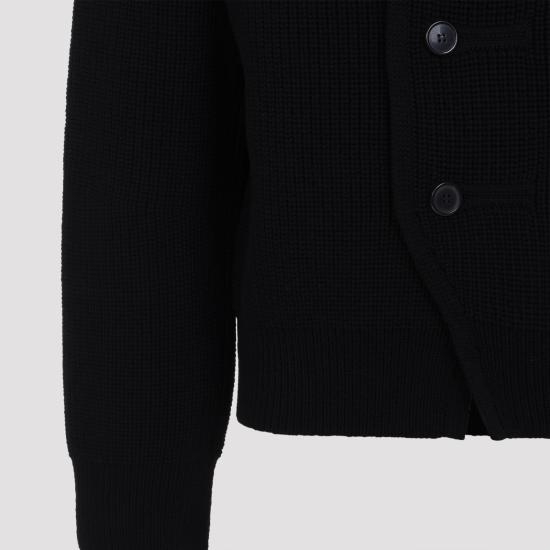 26FW 드리스 반 노튼 가디건 2620212214707 900 BLACK - DRIES VAN NOTEN