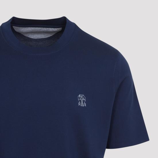26FW 브루넬로 쿠치넬리 코튼 저지 크루넥 티셔츠 M0B138440 CCY74 CADETTO GRIGIO CHIARO - BRUNELLO CUCINELLI