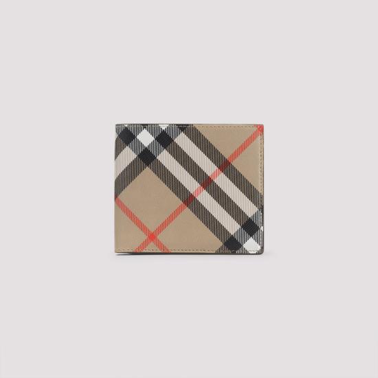 26FW 버버리 체크 반지갑 샌드 8091926 A2021 SAND - BURBERRY