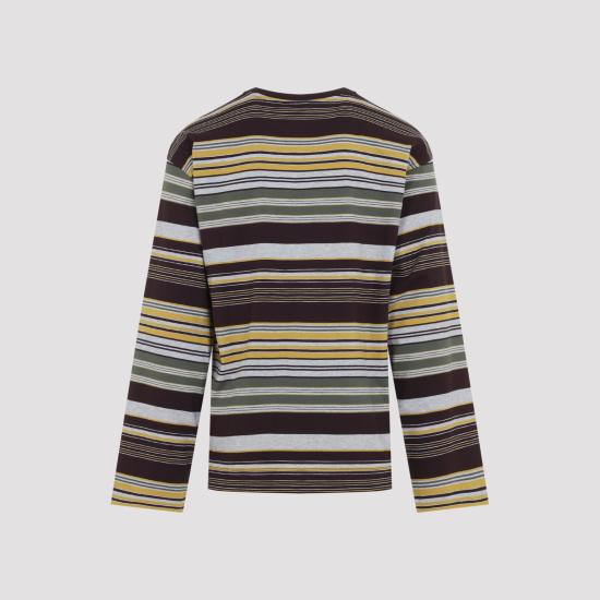 26FW 드리스 반 노튼 반팔 티셔츠 2620211644605 358 BURGUNDY - DRIES VAN NOTEN
