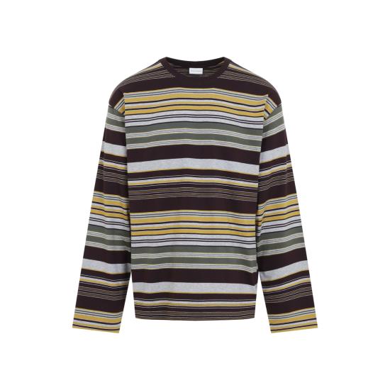 26FW 드리스 반 노튼 반팔 티셔츠 2620211644605 358 BURGUNDY - DRIES VAN NOTEN