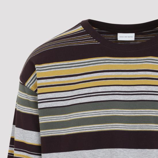 26FW 드리스 반 노튼 반팔 티셔츠 2620211644605 358 BURGUNDY - DRIES VAN NOTEN