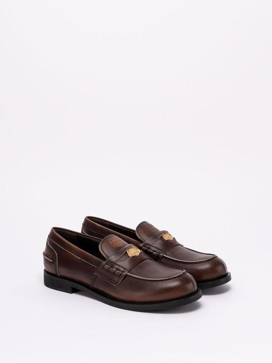 26FW 미우미우 레더 페니 로퍼 5D773D3G48 F 020F0192 - MIU MIU