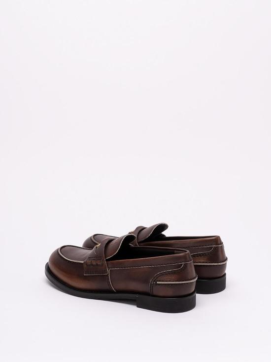 26FW 미우미우 레더 페니 로퍼 5D773D3G48 F 020F0192 - MIU MIU