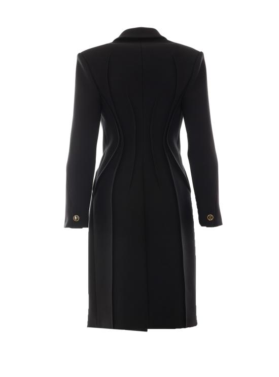 26FW 엘리자베타프랜치 코트 CP00466E2 110 BLACK - ELISABETTA FRANCHI