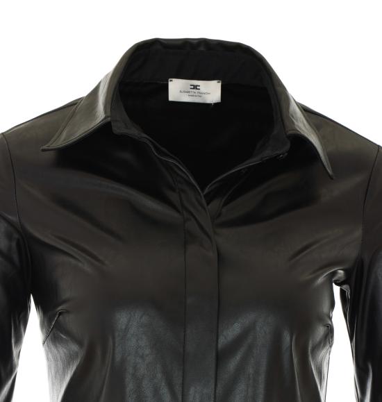 26FW 엘리자베타프랜치 셔츠 CA19566E2 110 Black - ELISABETTA FRANCHI