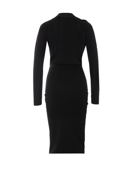 26FW 엘리자베타프랜치 미디 원피스 AM19S66E2 110 Black - ELISABETTA FRANCHI
