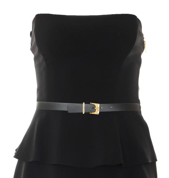 26FW 엘리자베타프랜치 미디 원피스 AB97966E2 110 Black - ELISABETTA FRANCHI
