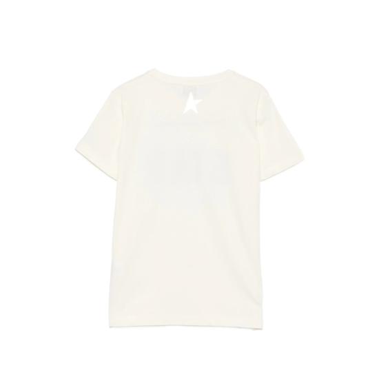 26FW [키즈] 골든구스 티셔츠 GKP01263 P002697 11560 NEUTRALS - GOLDEN GOOSE