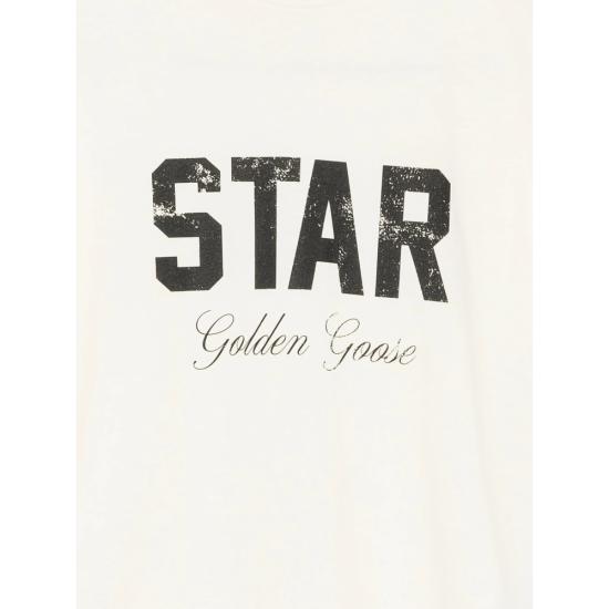 26FW [키즈] 골든구스 티셔츠 GKP01263 P002697 11560 NEUTRALS - GOLDEN GOOSE