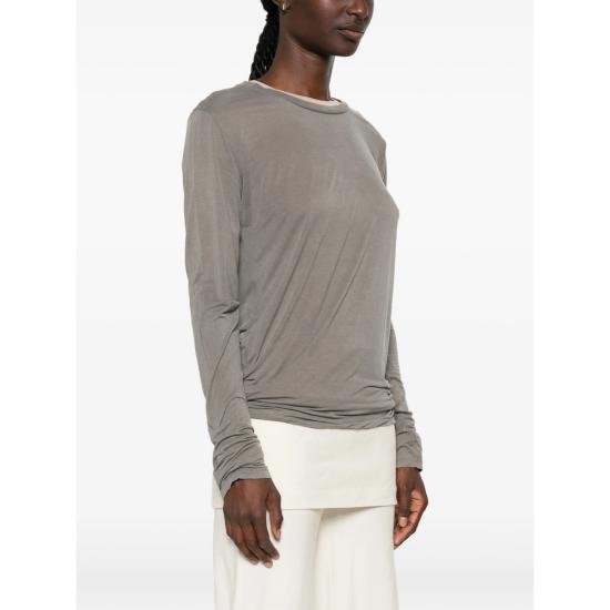 26FW 베이스레인지 탑 TTLS LY LONG SLEEV GIGRE GREY - BASERANGE
