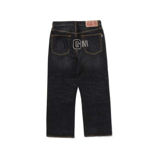 26SS 베이프 데님 팬츠 001DPM301302M LGTIN BLACK GREY - BAPE