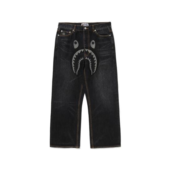 26SS 베이프 데님 팬츠 001DPM301302M LGTIN BLACK GREY