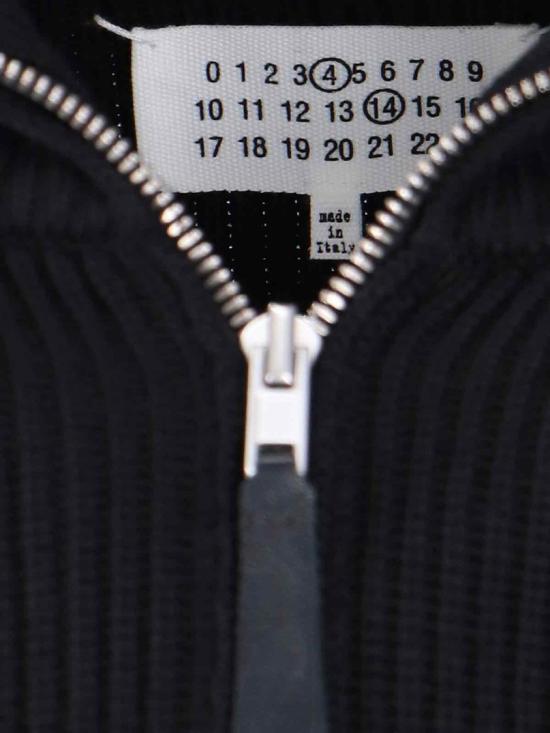 26FW 마르지엘라 니트 집업 가디건 SI1HA0013 S17781900F Blue - MAISON MARGIELA