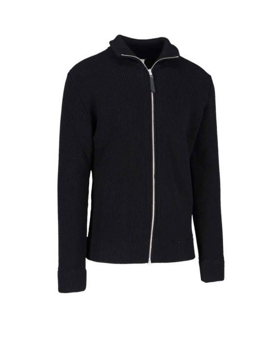 26FW 마르지엘라 니트 집업 가디건 SI1HA0013 S17781900F Blue - MAISON MARGIELA