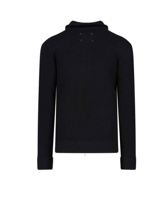 26FW 마르지엘라 니트 집업 가디건 SI1HA0013 S17781900F Blue - MAISON MARGIELA