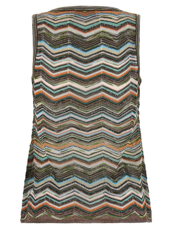 26FW 미소니 탑 DS26WK0HBK01KSSMSPO Multicolor - MISSONI