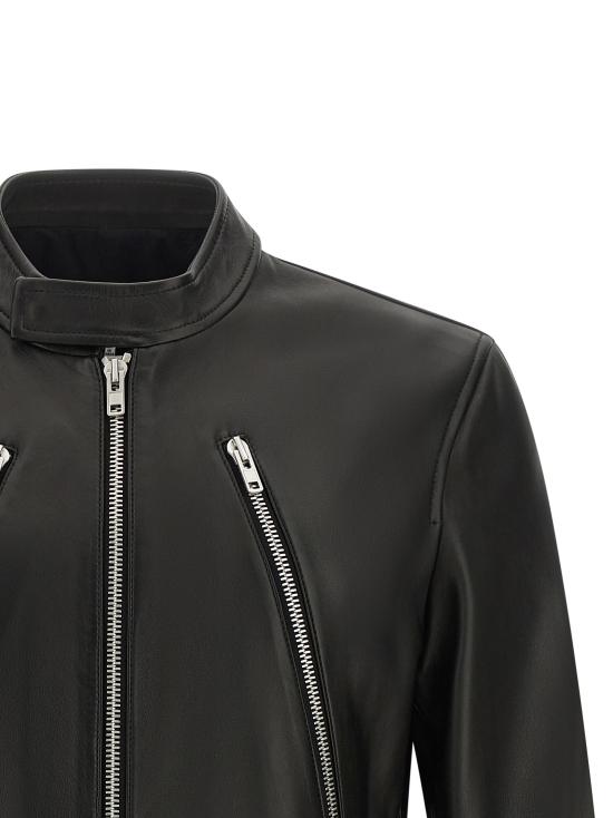 26FW 마르지엘라 가죽 자켓 S50AM0489SY1460900 Black - MAISON MARGIELA