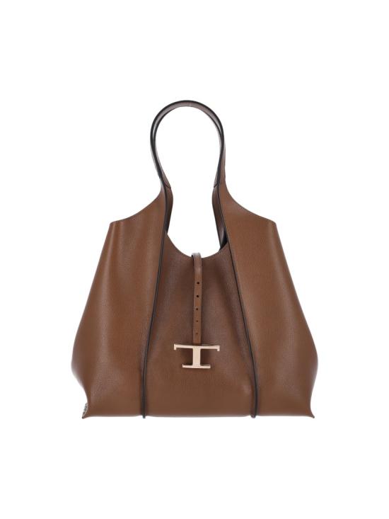 26FW 토즈 T 타임리스 미니 쇼핑백 XBWTSBA0300XSOS600 Brown