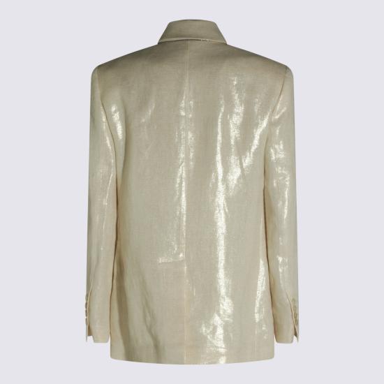 26SS 브루넬로 쿠치넬리 수트 자켓 ML5967091 C729 PANAMA PLATINO - BRUNELLO CUCINELLI