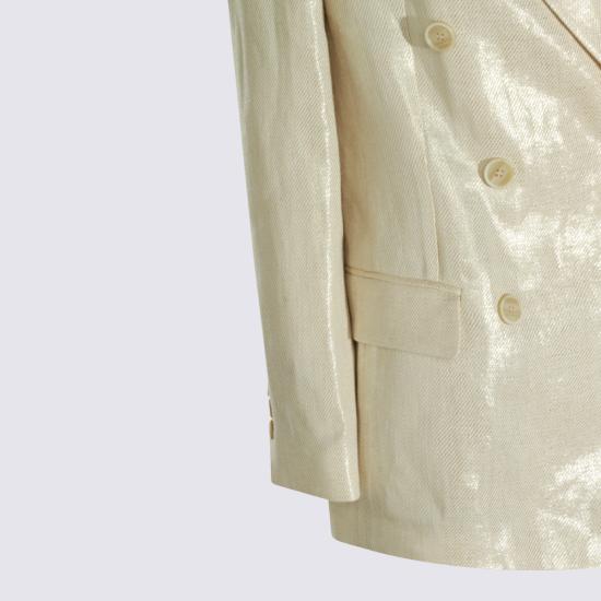 26SS 브루넬로 쿠치넬리 수트 자켓 ML5967091 C729 PANAMA PLATINO - BRUNELLO CUCINELLI