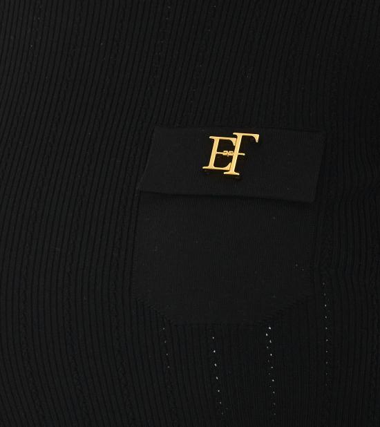 26FW 엘리자베타프랜치 스웨터 MK05B66E2 110 Black - ELISABETTA FRANCHI