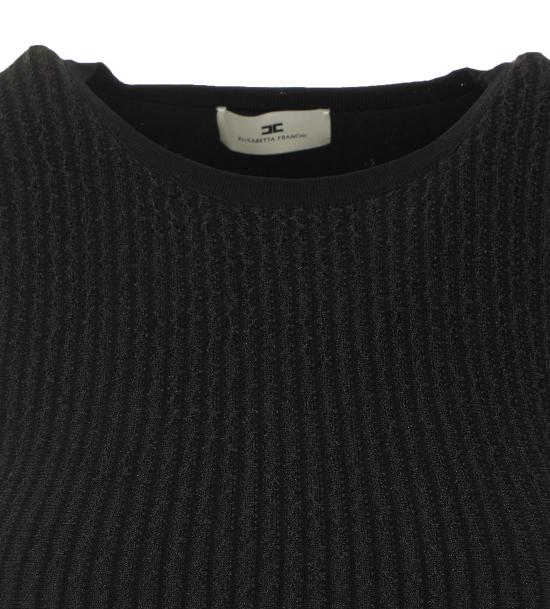 26FW 엘리자베타프랜치 긴팔 티셔츠 TK01S66E2 110 BLACK - ELISABETTA FRANCHI