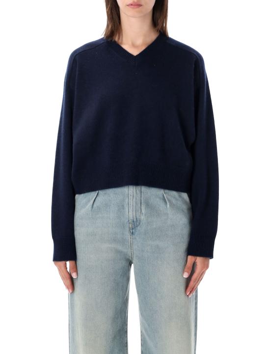 26FW 루루 드 세종 스웨터 ANZORLDS NAVY BLU
