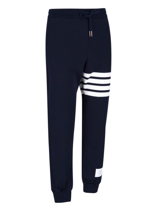26FW 톰브라운 클래식 루프백 4바 스웨트팬츠 MJQ008H 00535 461 Blue - THOM BROWNE