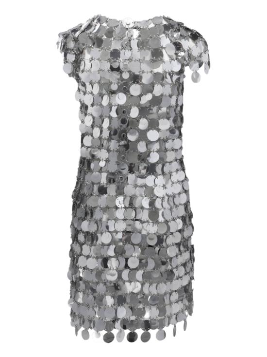 26FW 파코라반 미디 원피스 19EIRO014PS0133 P040 Silver - PACO RABANNE