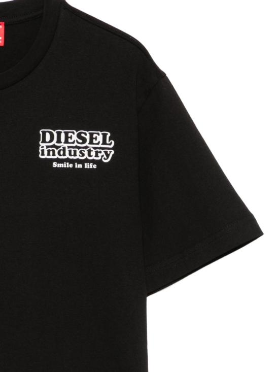26FW [키즈] 디젤 티셔츠 J03038KYA1Y K900 NERO - DIESEL