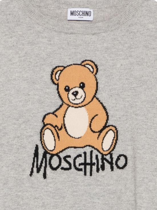 26FW [키즈] 모스키노 니트/스웻셔츠 HMW01A LHE4360901 GRIGIO - MOSCHINO