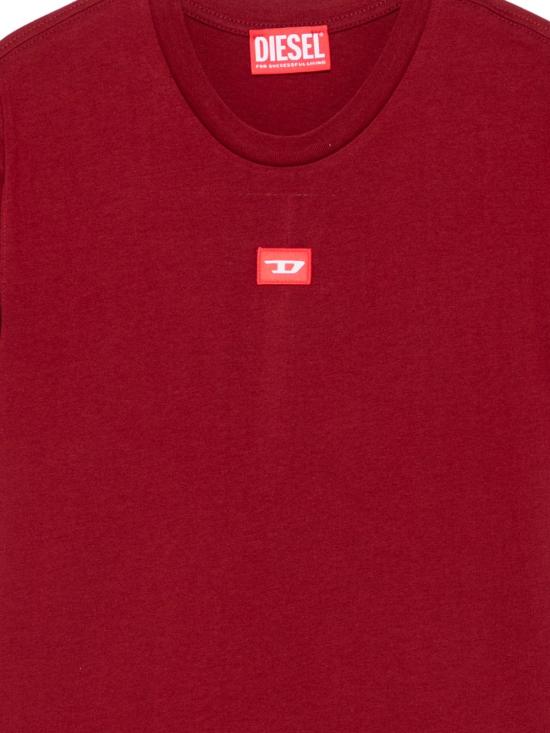 26FW [키즈] 디젤 티셔츠 J025010GRAI K440 ROSSO - DIESEL