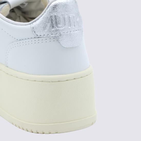 26FW 오트리 메달리스트 플랫폼 스니커즈 PTLW LL05 LEAT WHT SILVER - AUTRY