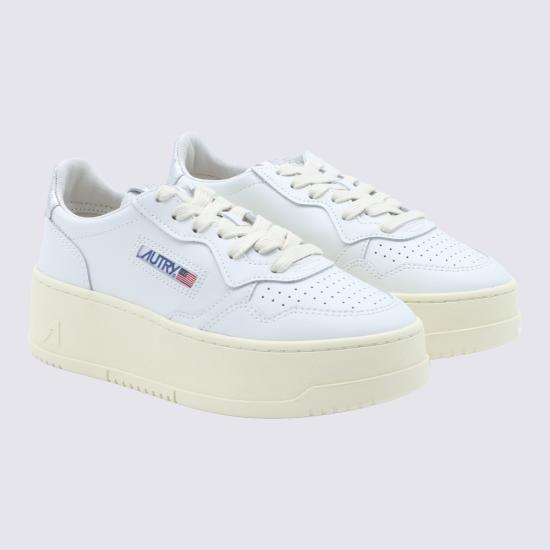 26FW 오트리 메달리스트 플랫폼 스니커즈 PTLW LL05 LEAT WHT SILVER - AUTRY