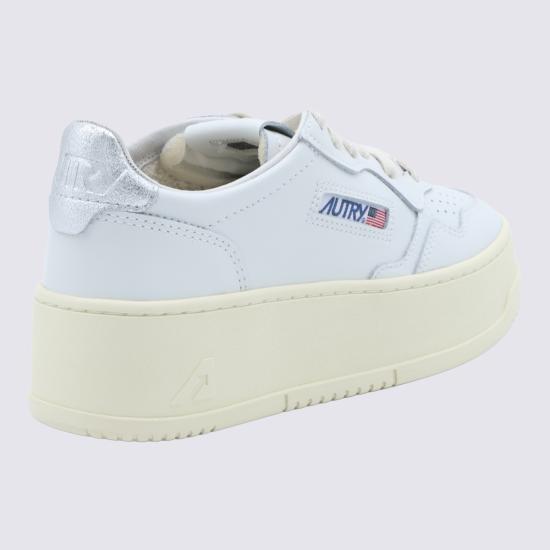 26FW 오트리 메달리스트 플랫폼 스니커즈 PTLW LL05 LEAT WHT SILVER - AUTRY