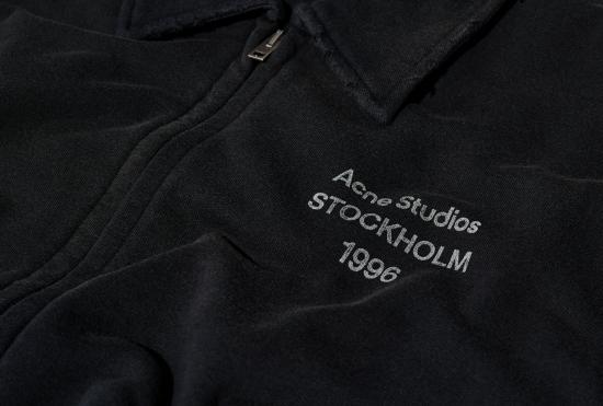 26FW 아크네 스튜디오 빈티지 로고 프린팅 집업 FA UX SWEA000200 - ACNE STUDIOS
