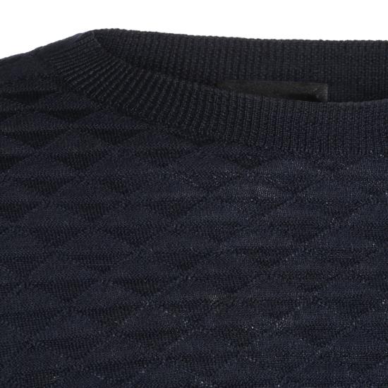 26FW 조르지오 아르마니 스웨터 GM003873 AF28176U8139 NAVY - GIORGIO ARMANI