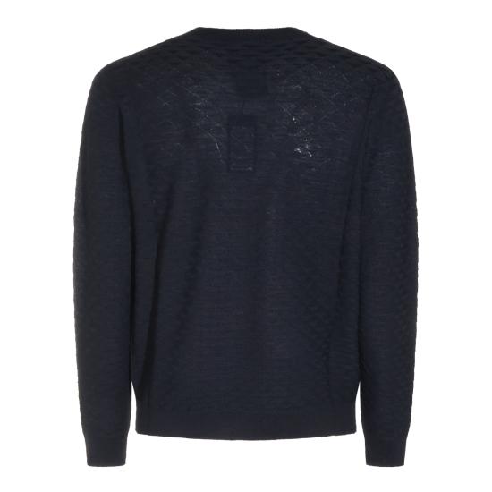 26FW 조르지오 아르마니 스웨터 GM003873 AF28176U8139 NAVY - GIORGIO ARMANI