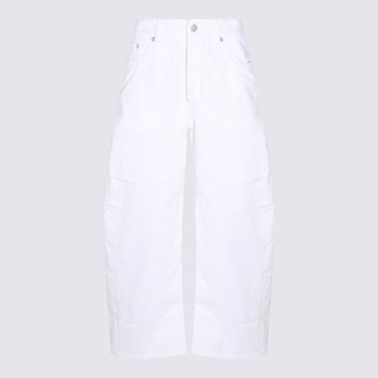 26FW 알라이아 데님 팬츠 AA9P1406D027D 000 BLANC - ALAIA