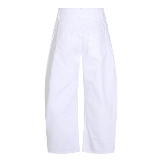 26FW 알라이아 데님 팬츠 AA9P1406D027D 000 BLANC - ALAIA