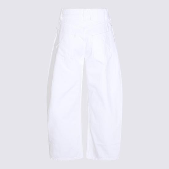 26FW 알라이아 데님 팬츠 AA9P1406D027D 000 BLANC - ALAIA