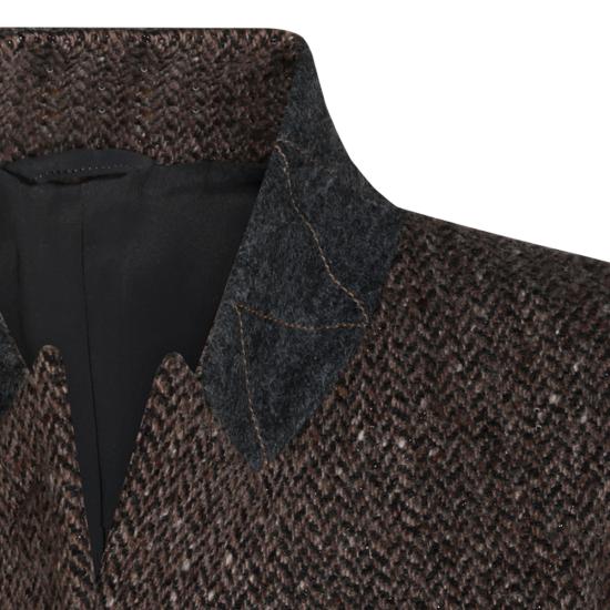 26FW 브루넬로 쿠치넬리 수트 자켓 MG5667253 C004 MARRONE NERO - BRUNELLO CUCINELLI