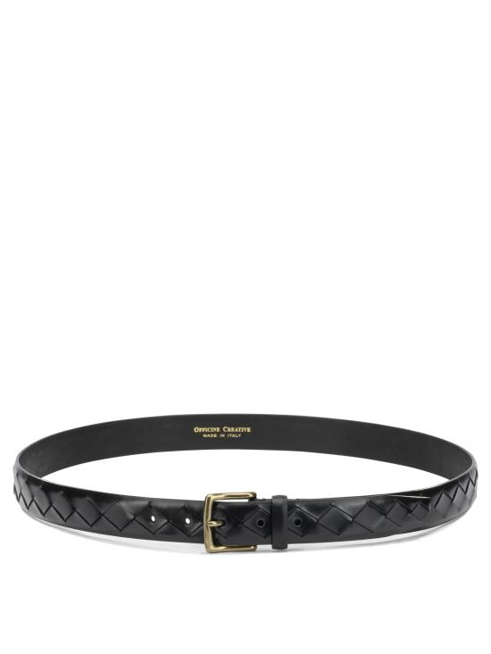 26FW 오피시네크리에이티브 벨트 OC STRIP 29PARMA INTRECCIO NERO Black