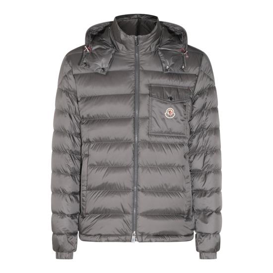 26FW 몽클레어 베리스 후드 쇼트 다운 자켓 L20911A00004 599Q093B GREY