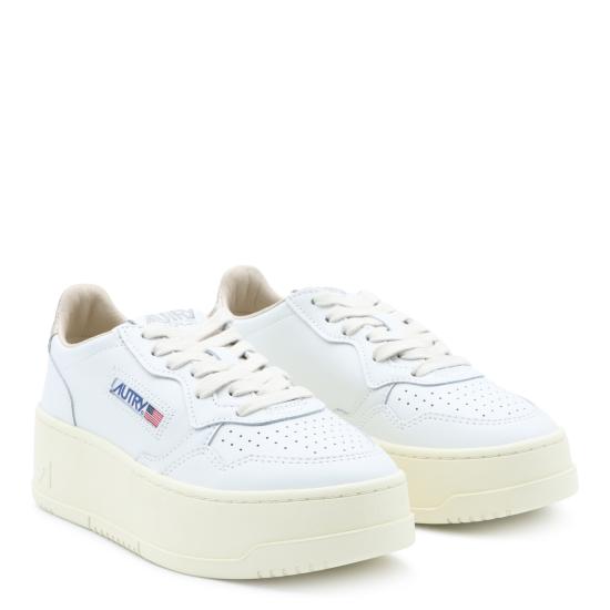 26FW 오트리 메달리스트 플랫폼 스니커즈 PTLW LL27 LEAT WHT FEATHER - AUTRY